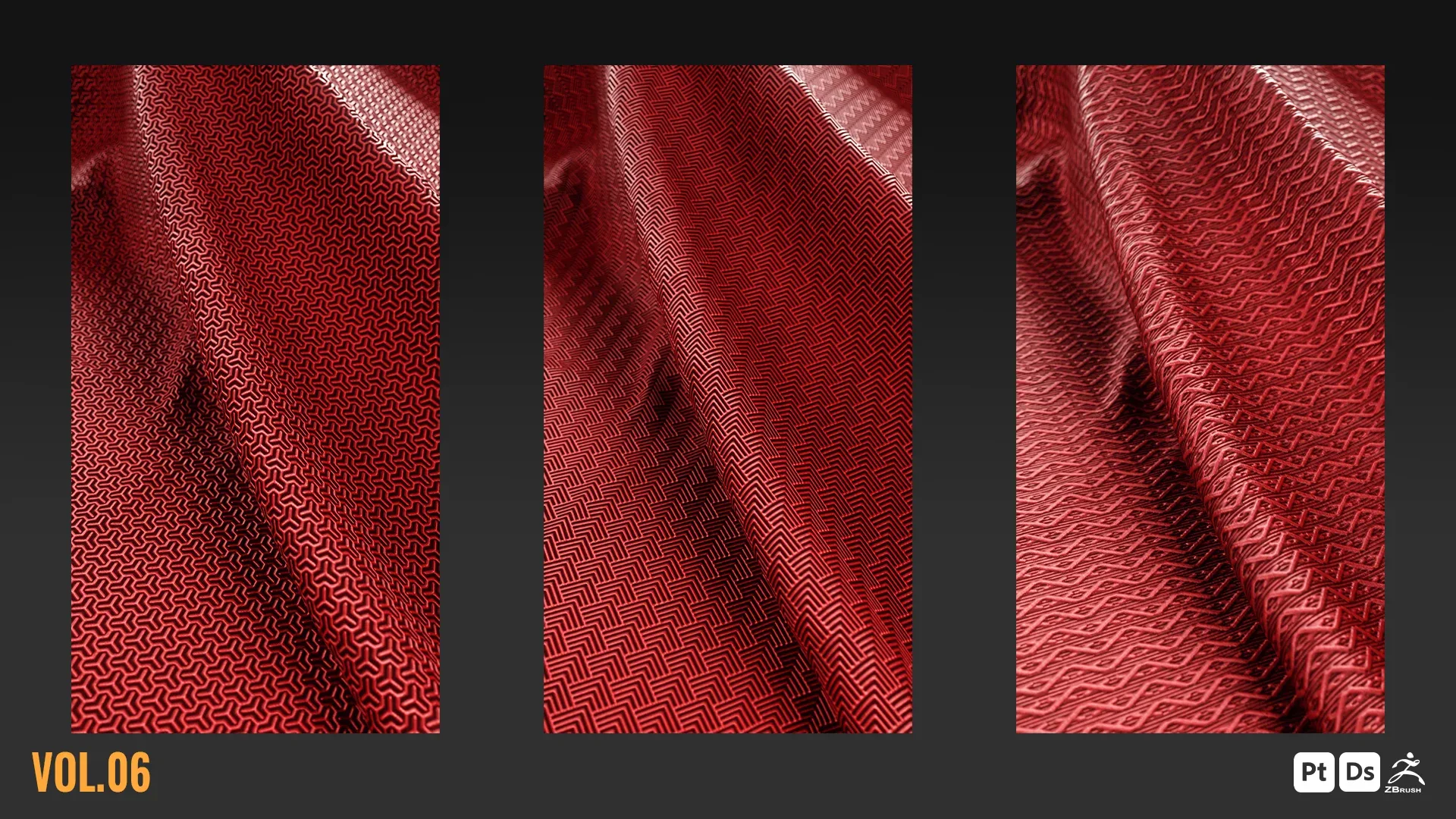 75 SUPERHERO SUIT FABRIC BRUSHES & BASE MATERIALS + 4K SEAMLESS ALPHAS - VOL 06