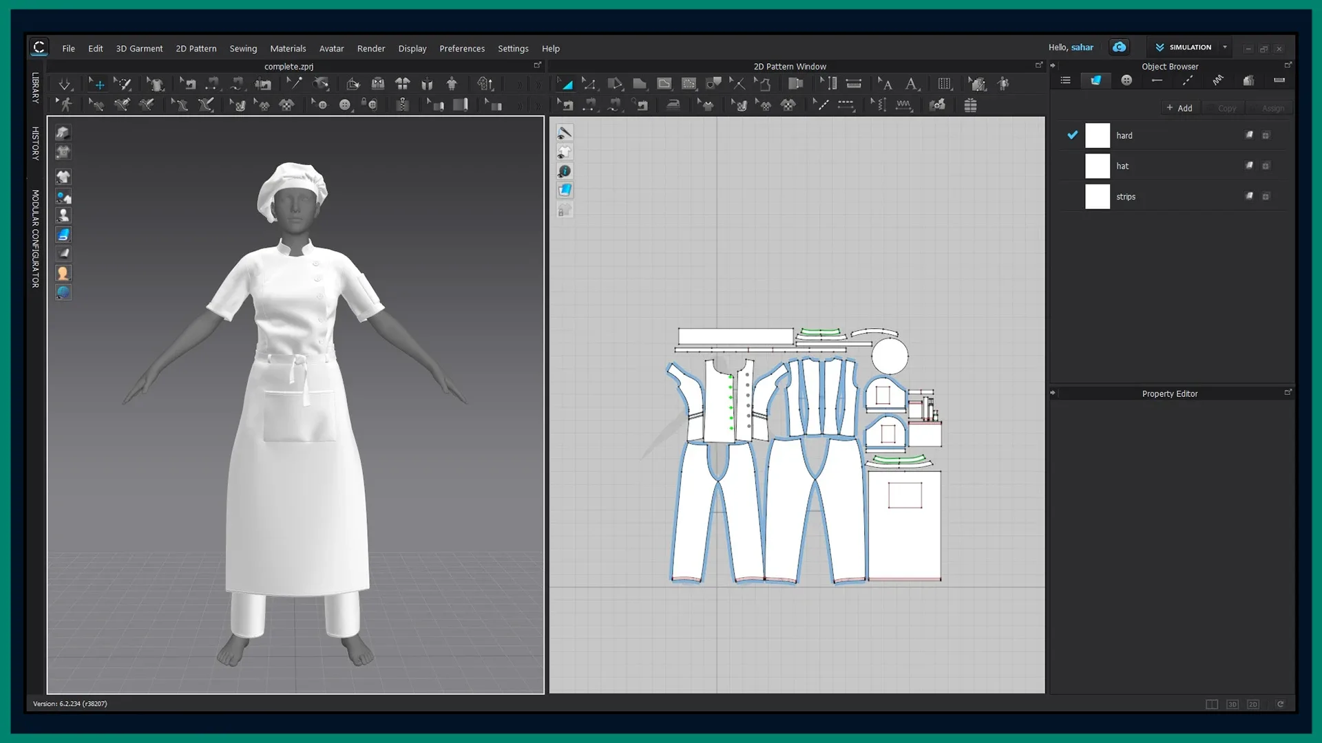 chef outfit with texture - FlippedNormals