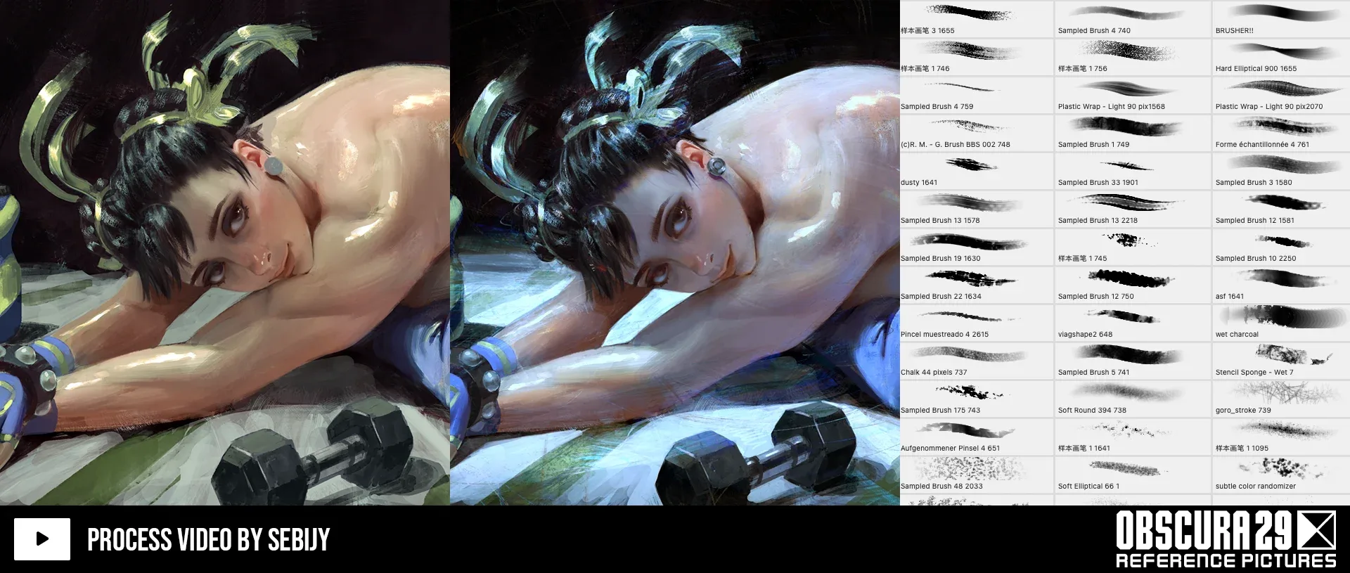 Sebijy’s Character Painting Masterclass and Brush Pack