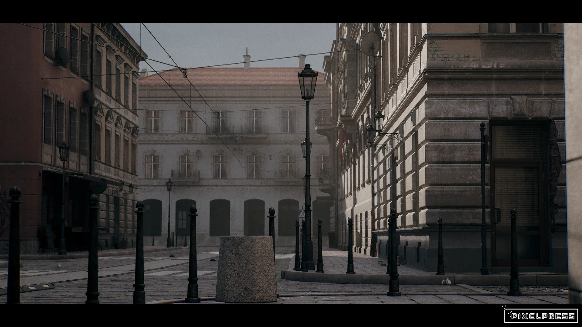 European Streets and Buildings UE5 Environment