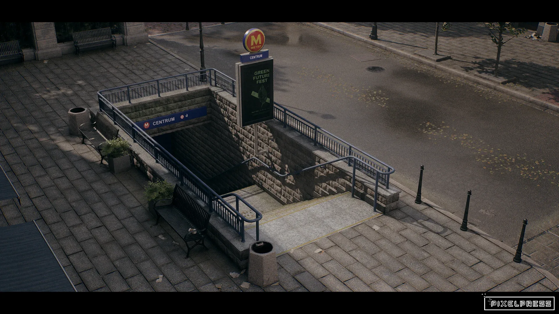 European Streets and Buildings UE5 Environment