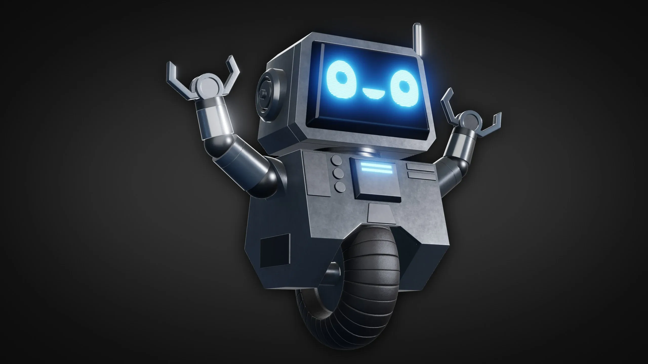 Cute Robot Character 🤖 (Blender 3d Model)