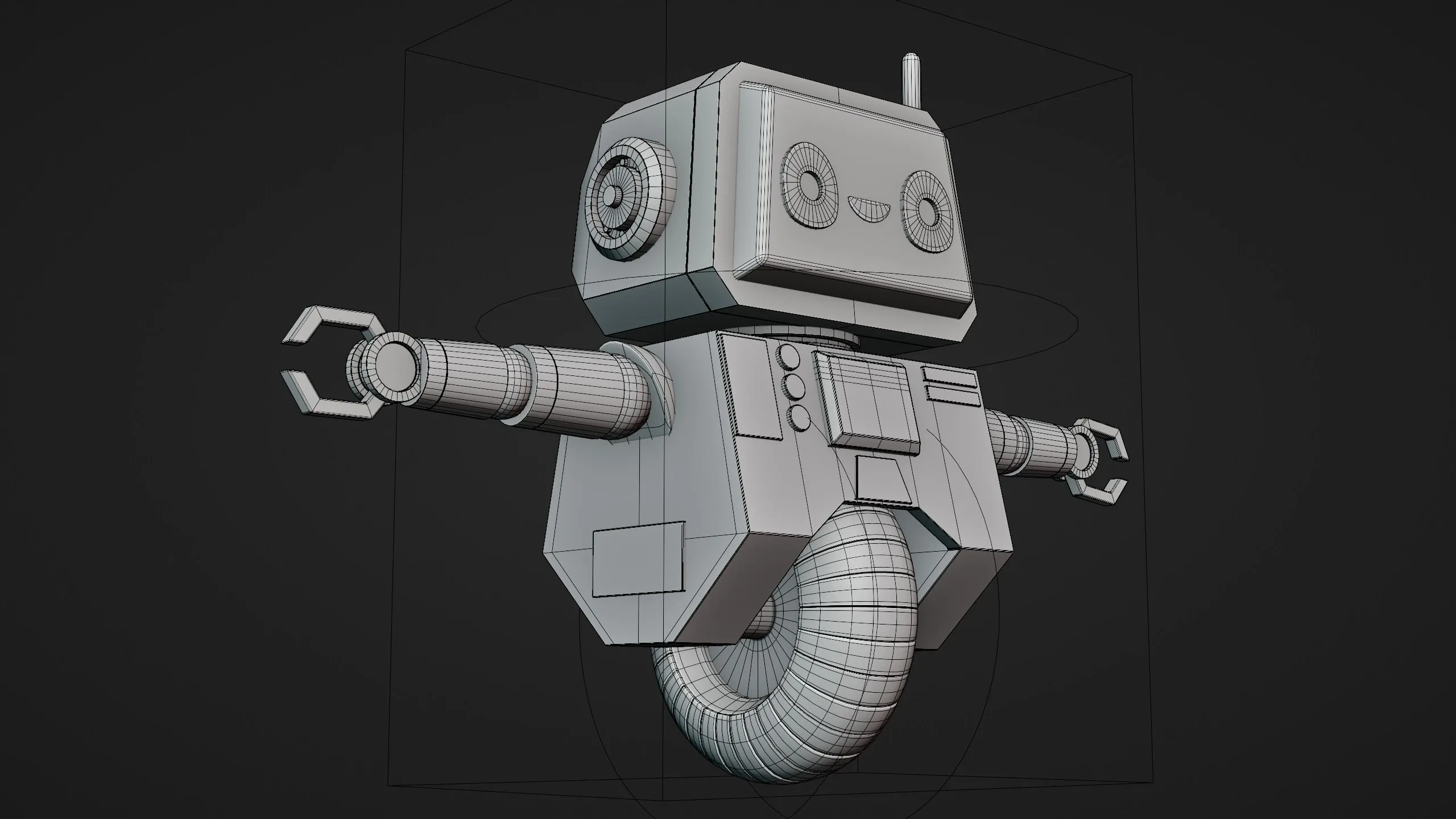 Cute Robot Character 🤖 (Blender 3d Model)