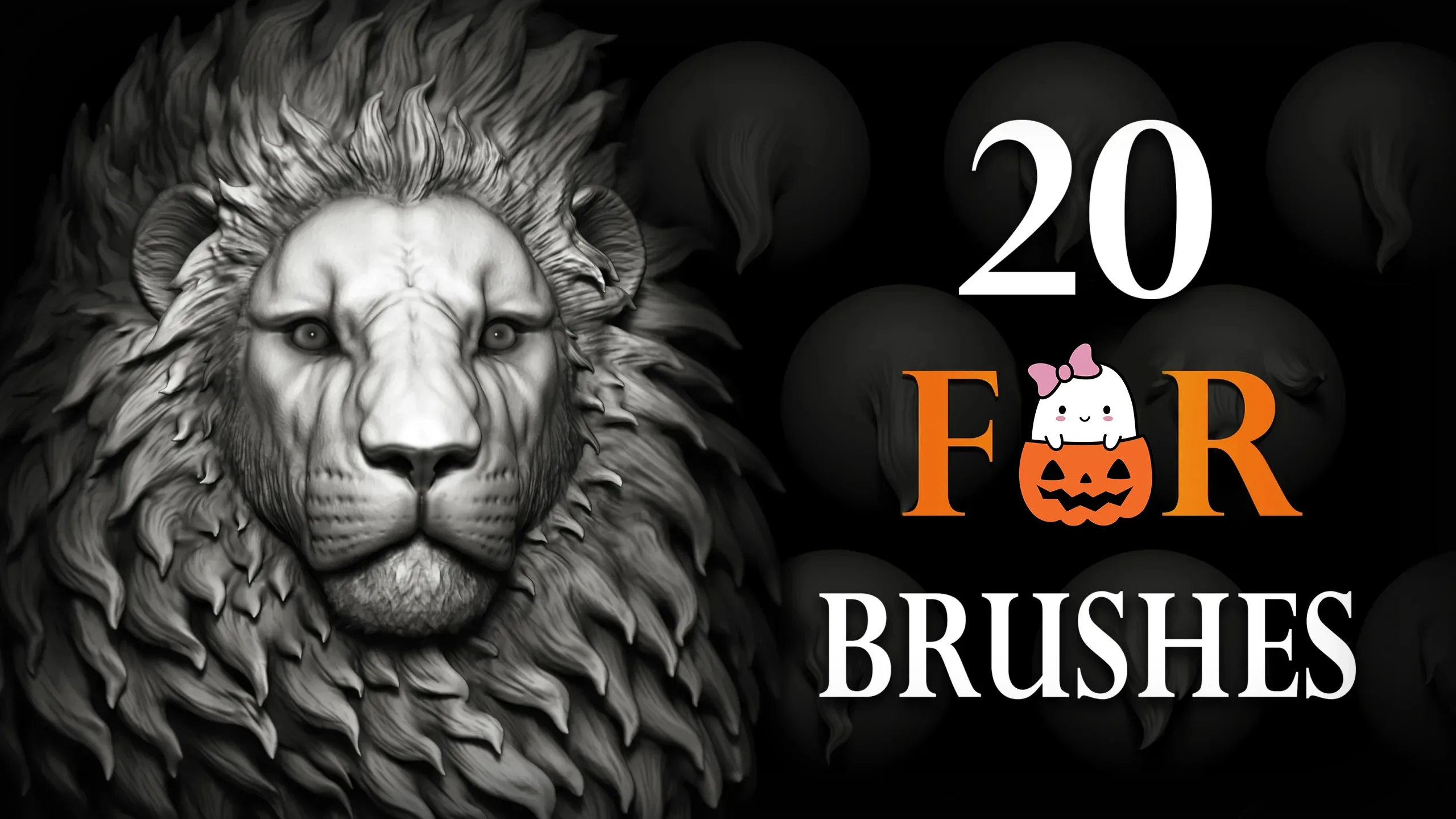 Zbrush + Blender - 20 Stylized Fur VDM Brush