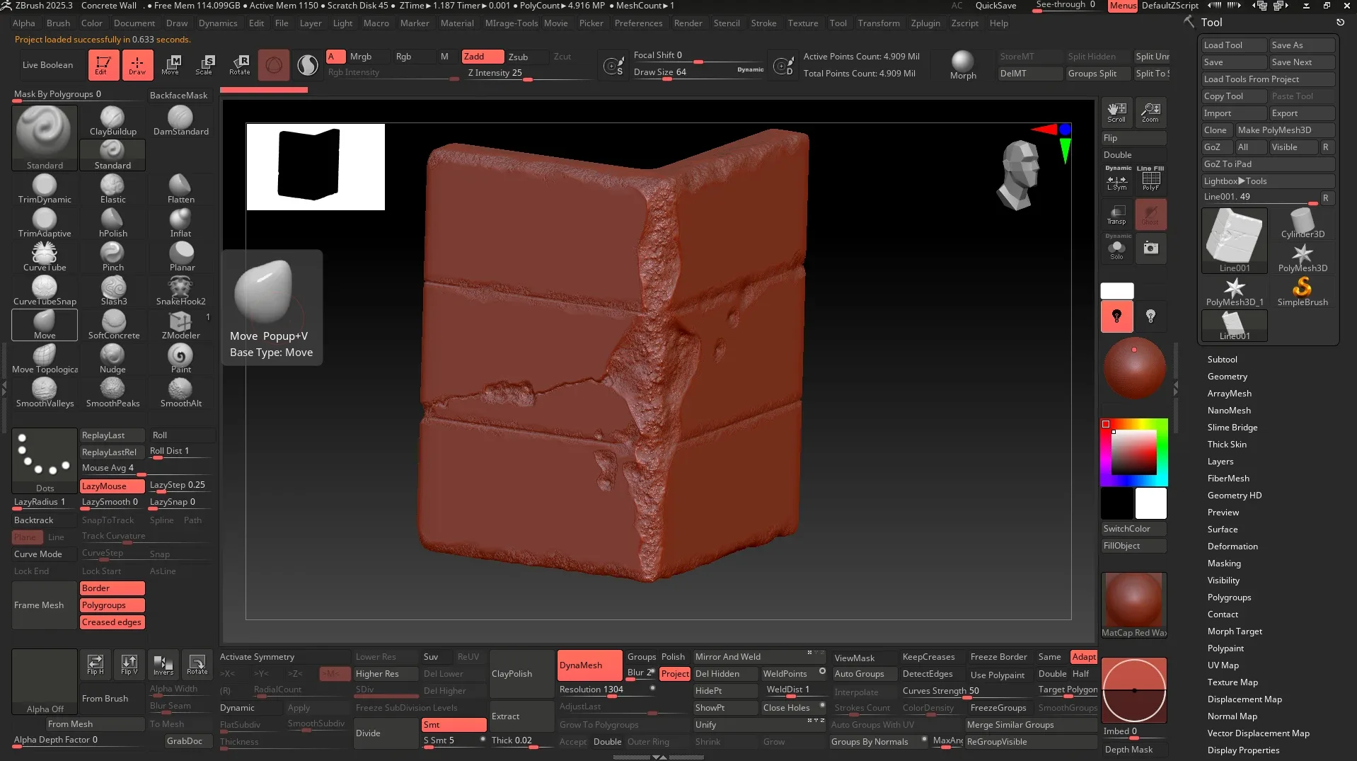 Destroyed Concrete Wall with Graffiti – Full ZBrush & Substance Painter Tutorial