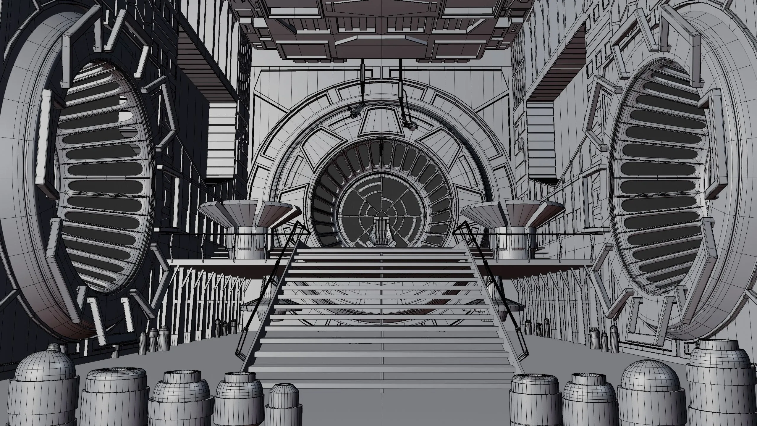 Emperor’s Throne Room (Blender Fan Art)