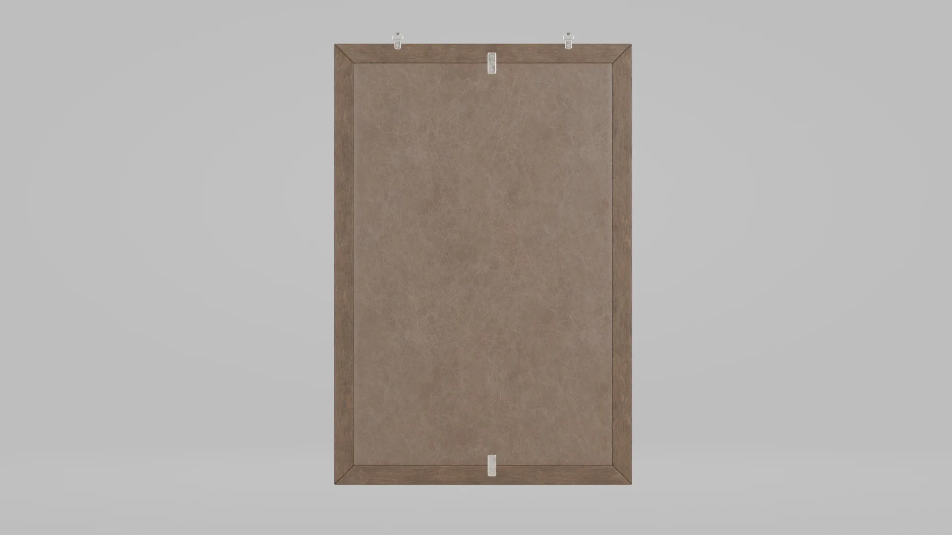 Customizable Wall-Mounted Blackboard - Tall Wooden Writing Board 3D Model