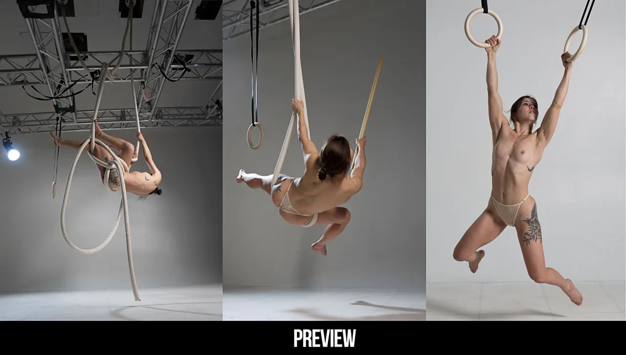 680+ Dynamic Rope And Ring Female Poses