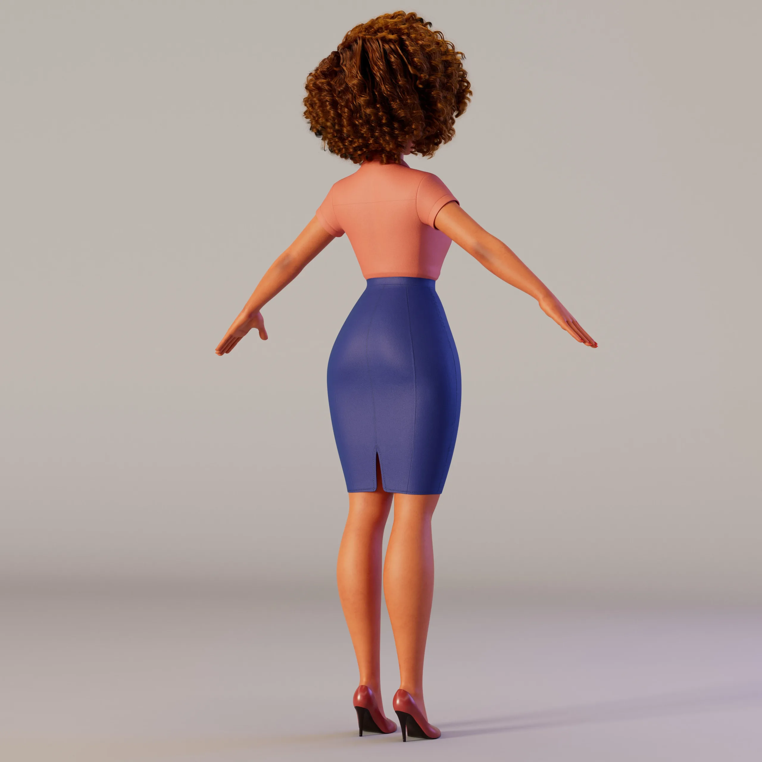 stylized character Sarah