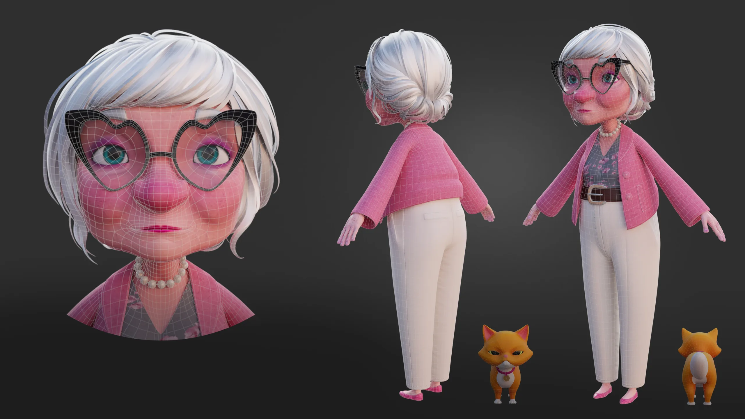 Stylized Cartoon Characters Bundle