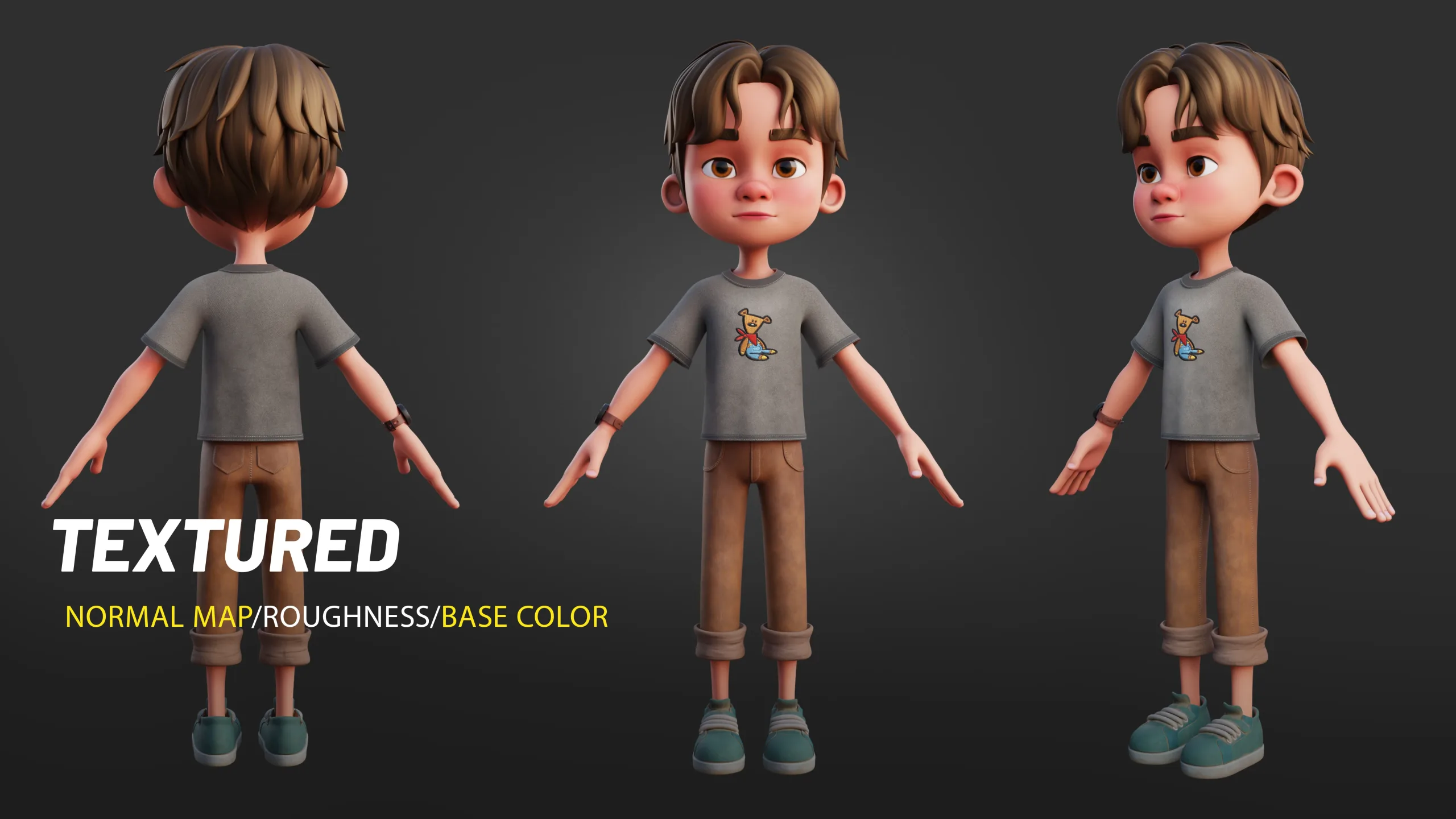 Stylized Cartoon Characters Bundle