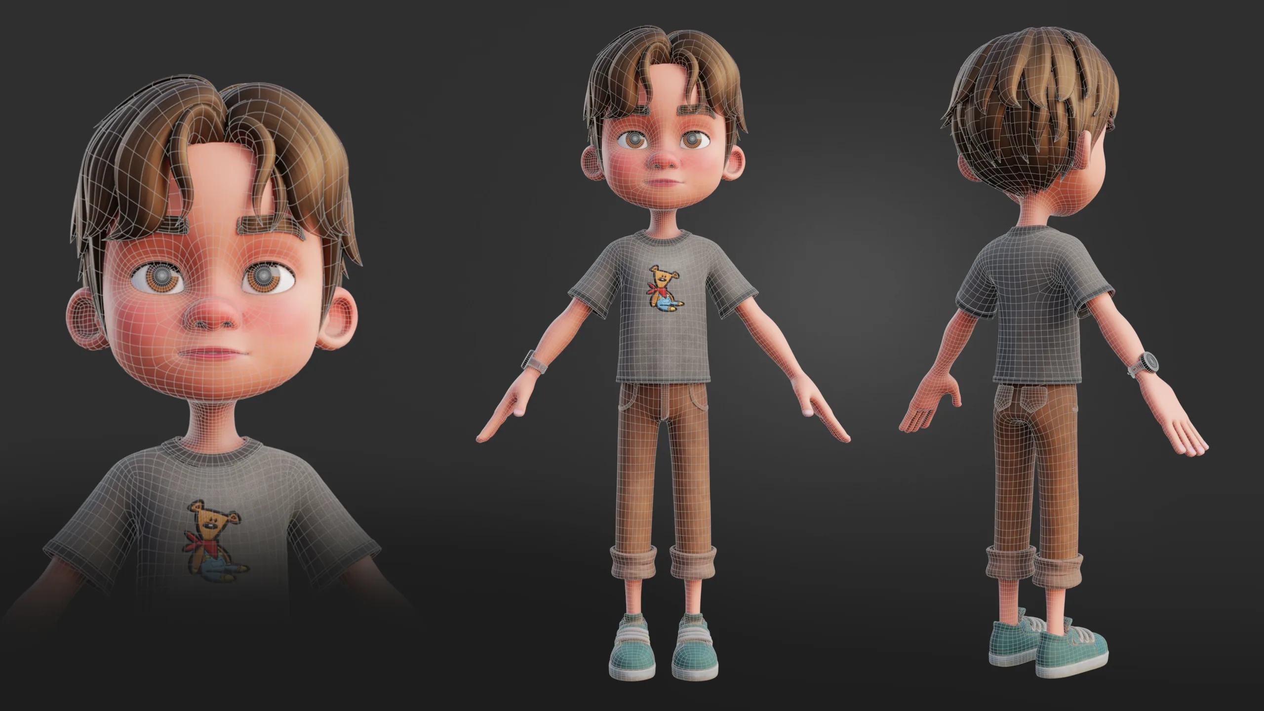 Stylized Cartoon Characters Bundle