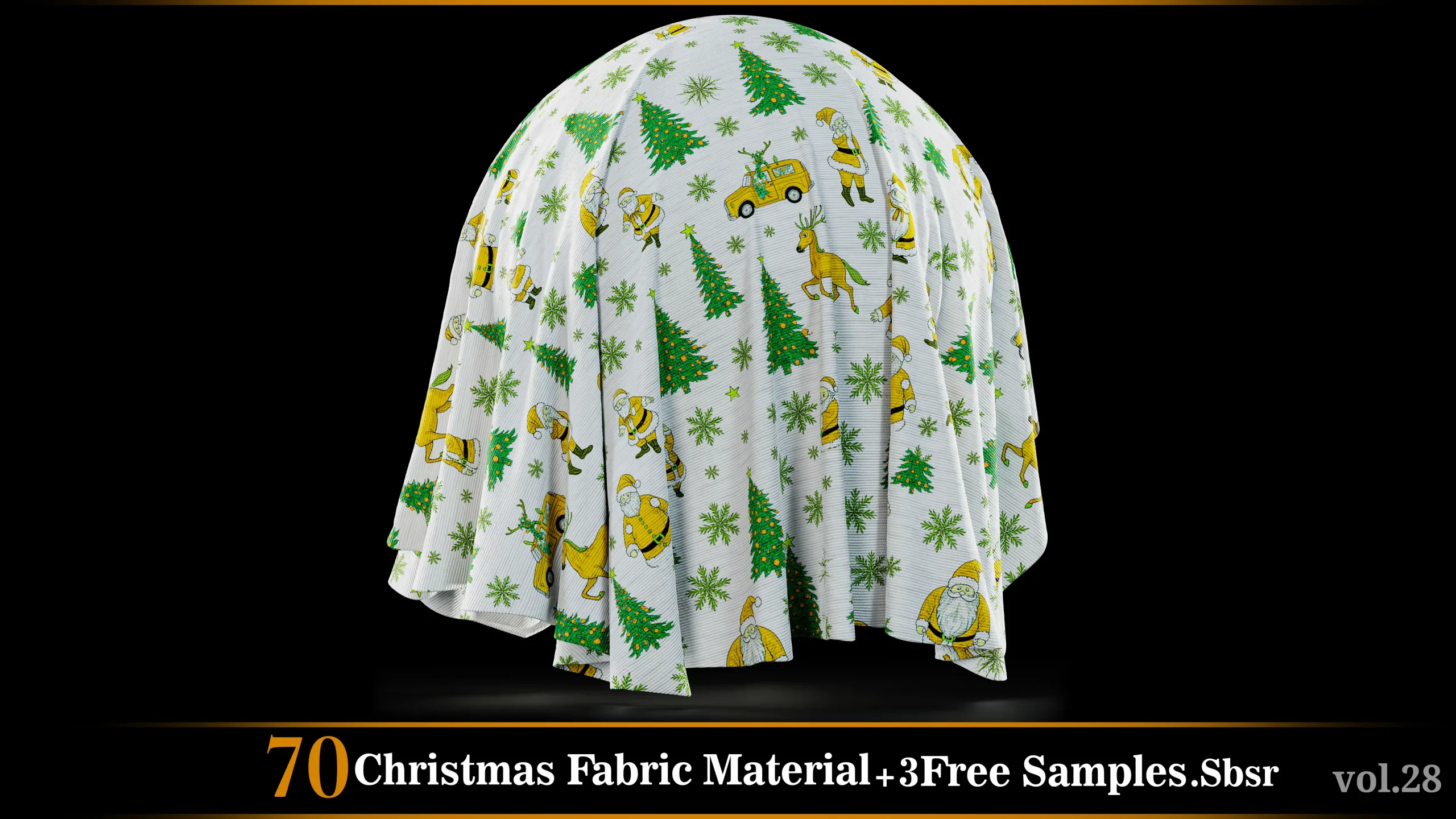 70 Christmas Fabric Material+3 - FlippedNormals