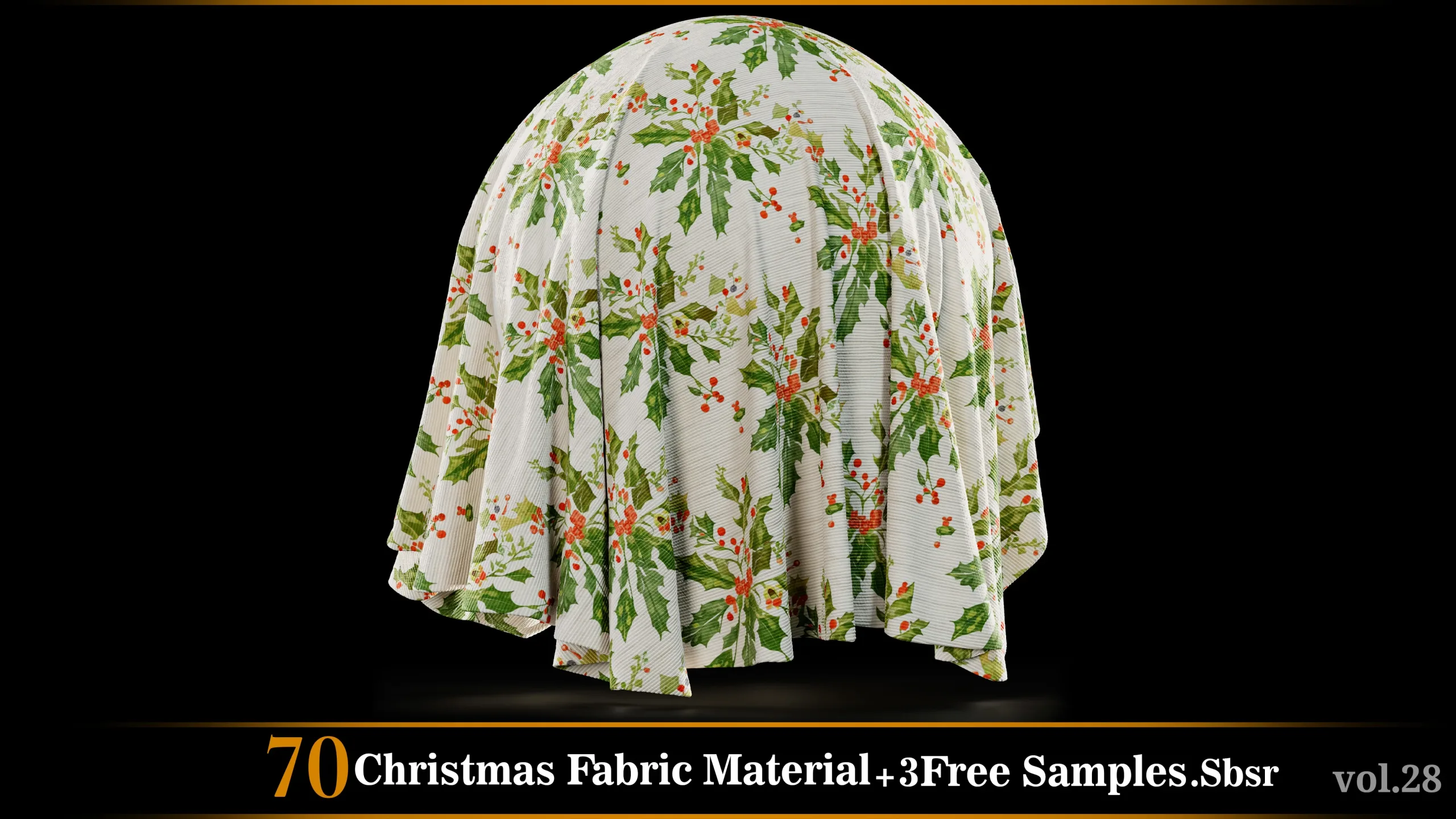70 Christmas Fabric Material+3 - FlippedNormals