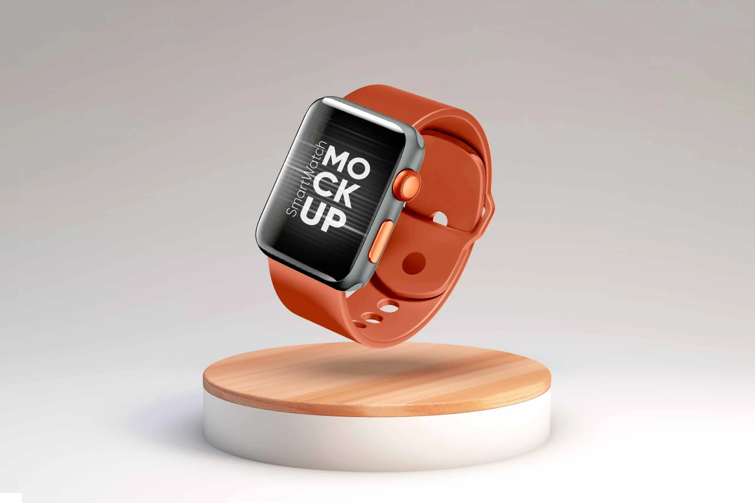 Smartwatch Mockup PSD Template - FlippedNormals