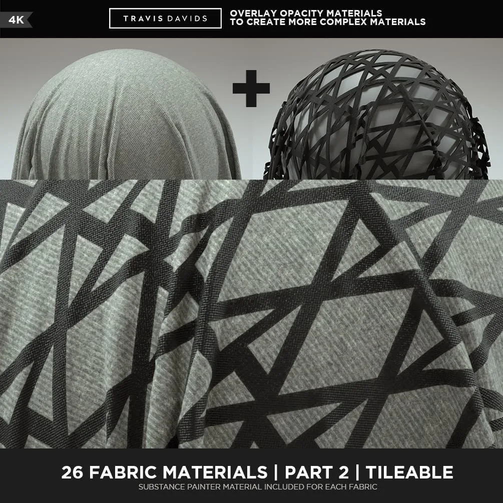 26 Fabric Materials Part 2 - 4K - Tileable