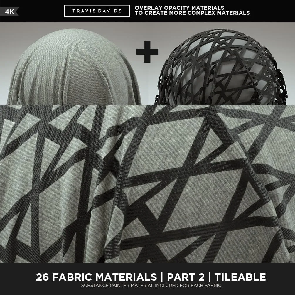 56 Fabric Materials - COMPLETE PACK - 4K - Tileable