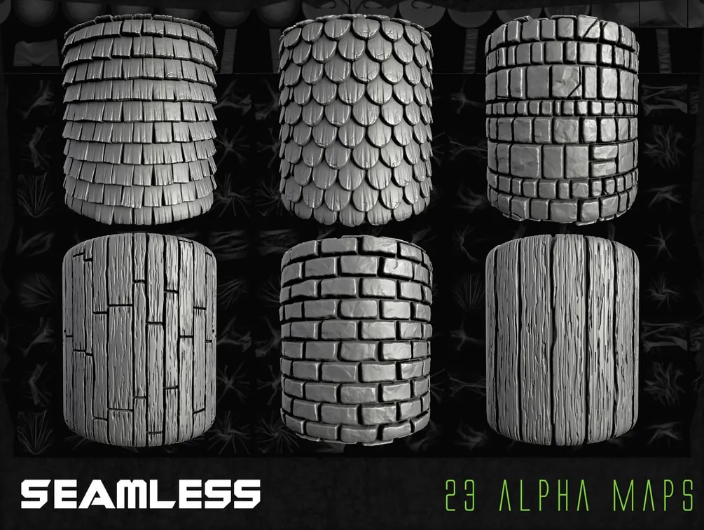 100+ Ultimate Stylized Alpha Pack