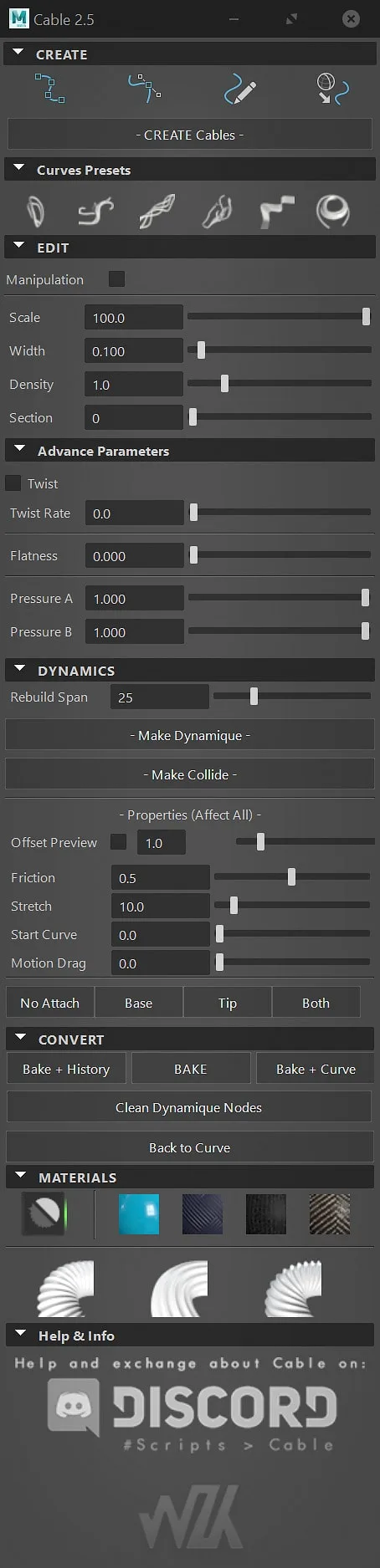 CABLE for Maya