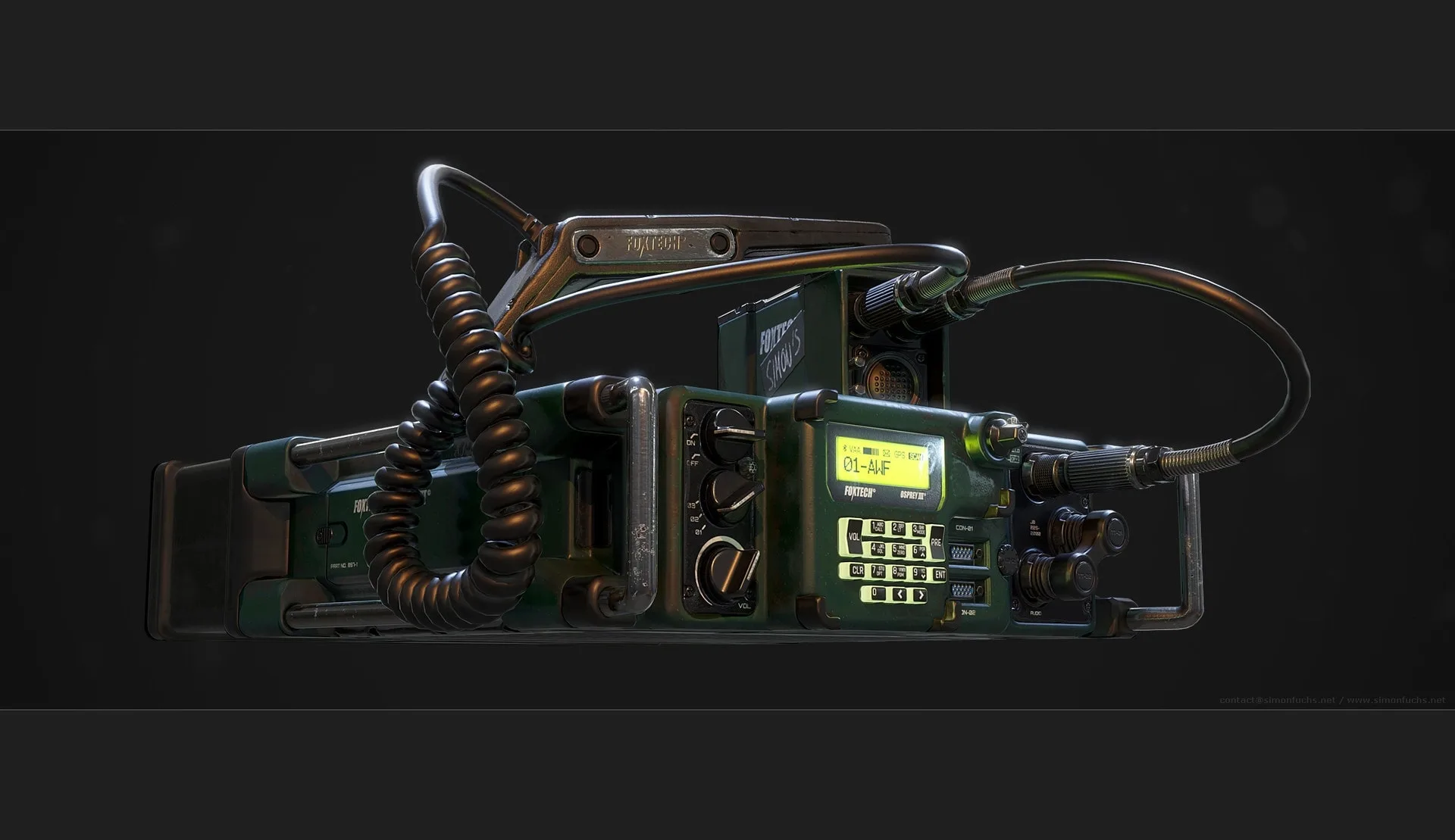 Military Radio - Modeling & Texturing Complete Edition