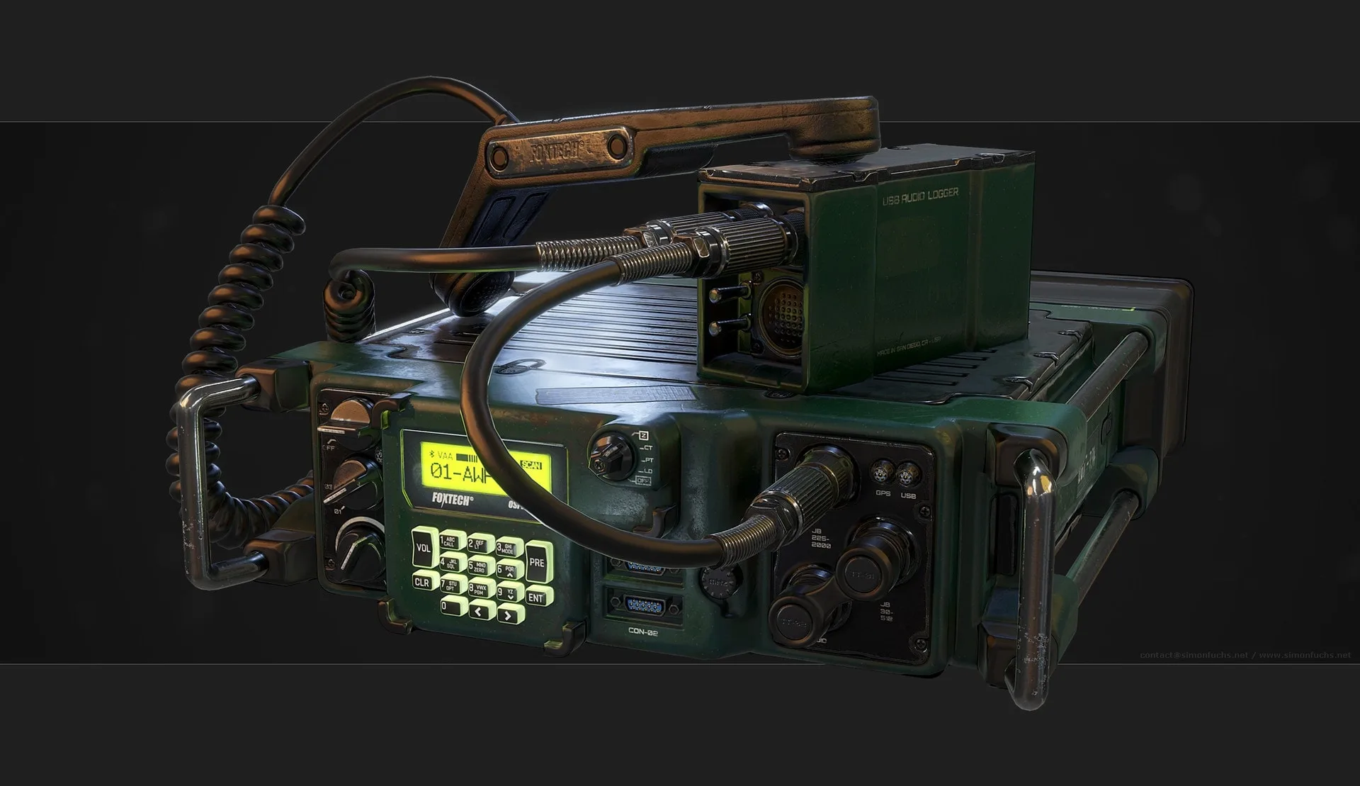 Military Radio - Modeling & Texturing Complete Edition