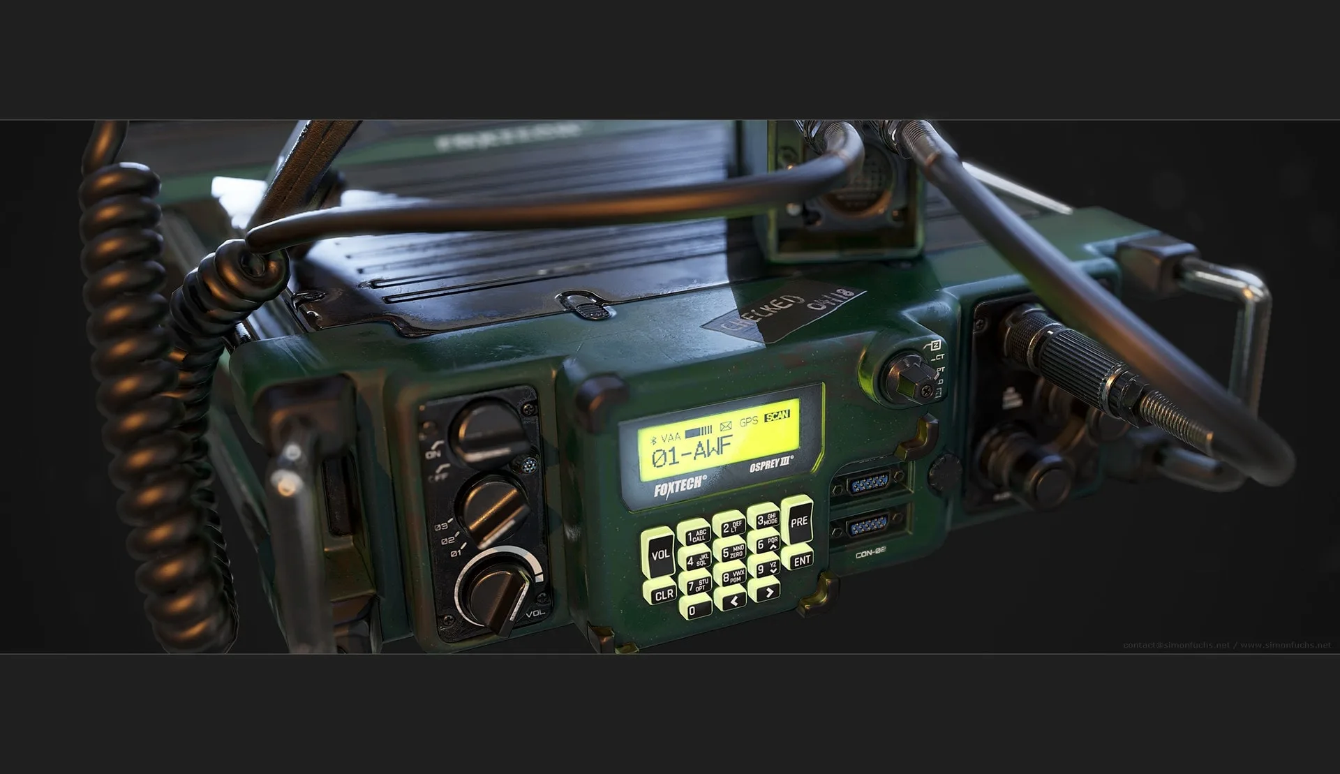 Military Radio - Modeling & Texturing Complete Edition