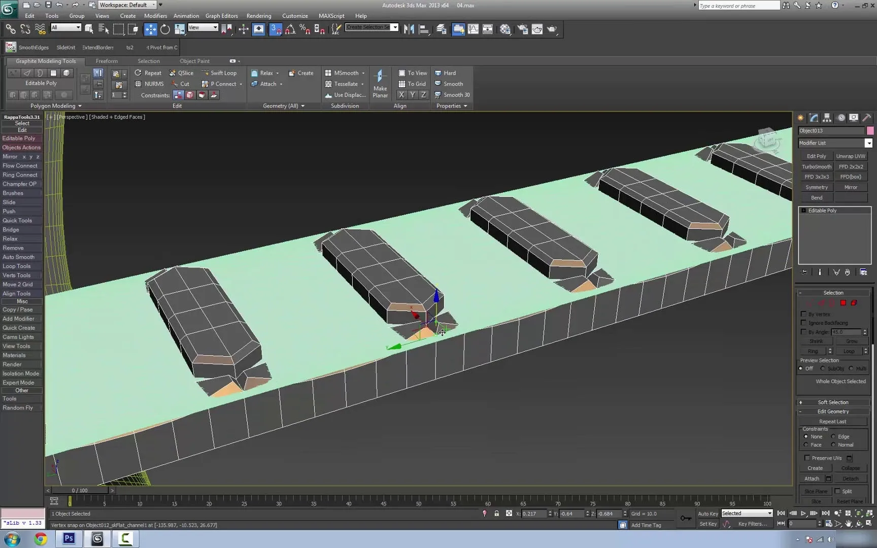 Hard Surface Basics 01 - Using UV coordinates to deform geometry