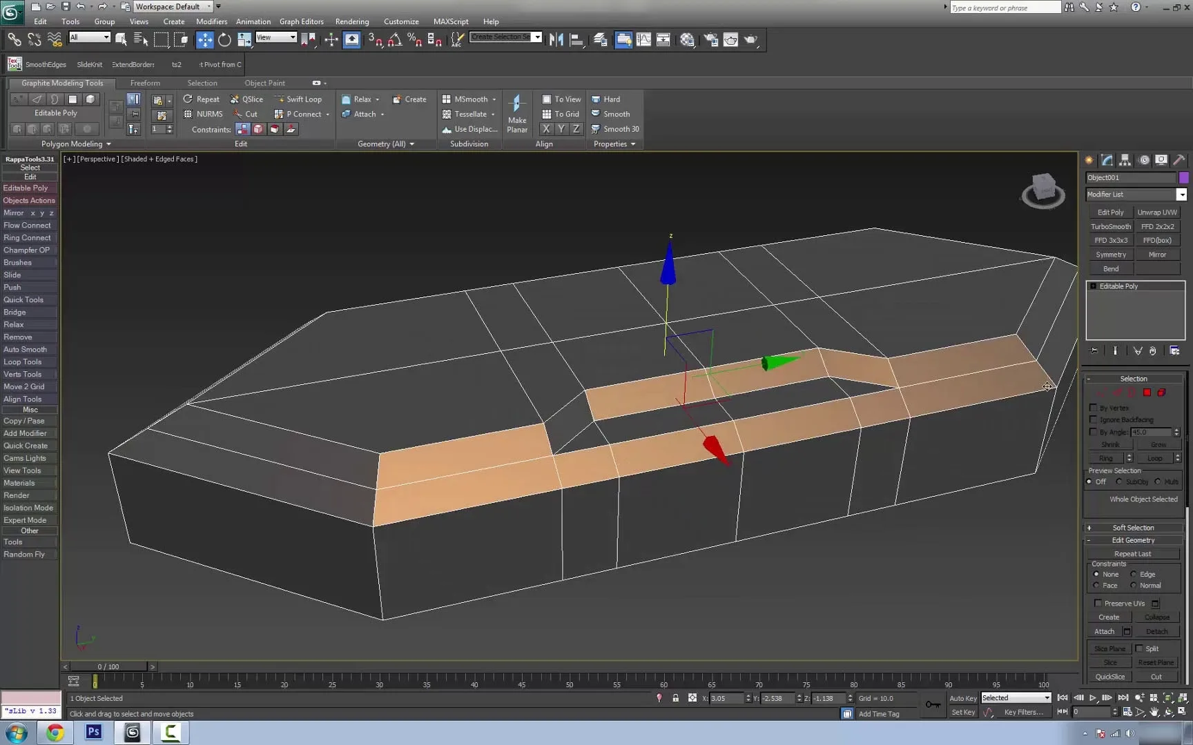 Hardsurface Basics 02 - Spline deformer and carving meshes with Max and ZBrush