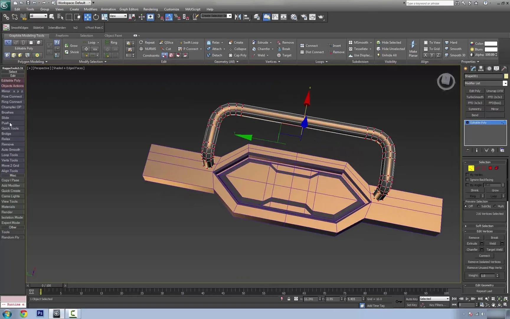 Hardsurface Basics 02 - Spline deformer and carving meshes with Max and ZBrush