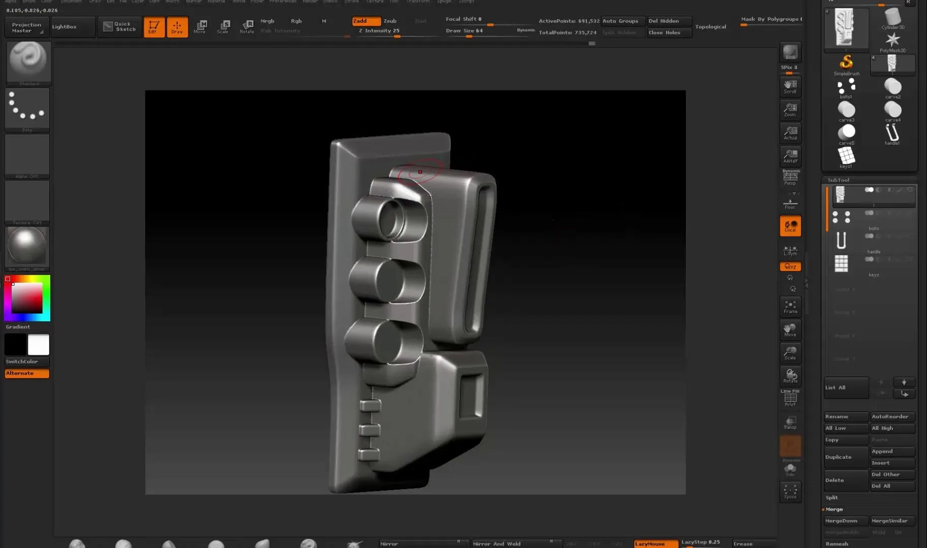 Hard Surface Basics 03 - Using 3ds Max and ZBrush