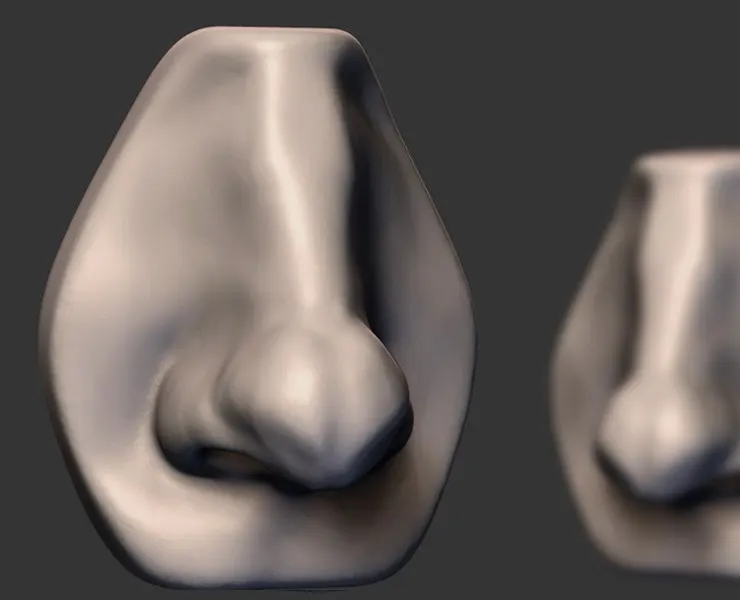 How To Sculpt The Nose In ZBrush FlippedNormals