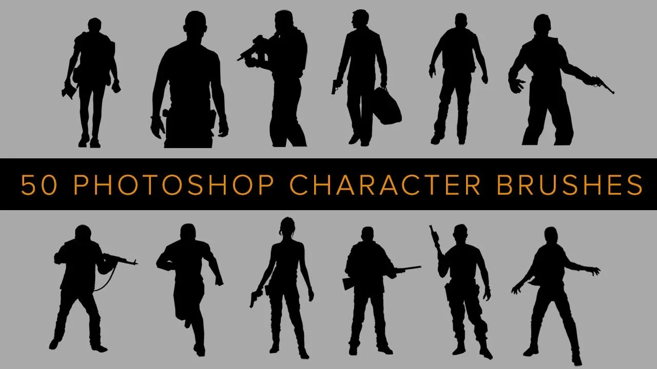 50 Character Brushes