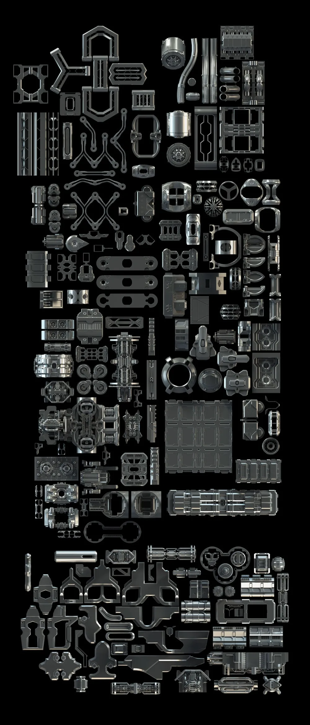 Tech Heavy Pro Kit 400+ 2D & 3D Elements