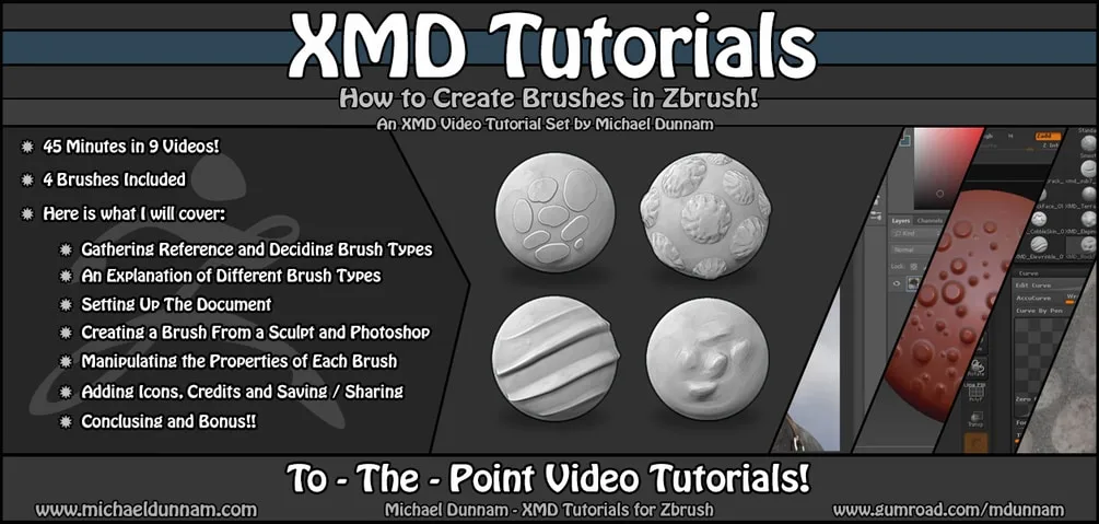 XMD - How to Create Zbrush Brushes