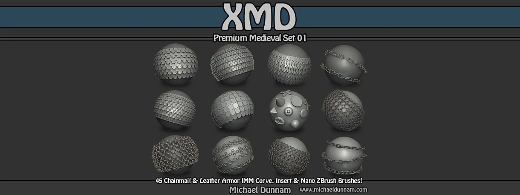 XMD - Premium Medieval Brush Set 01