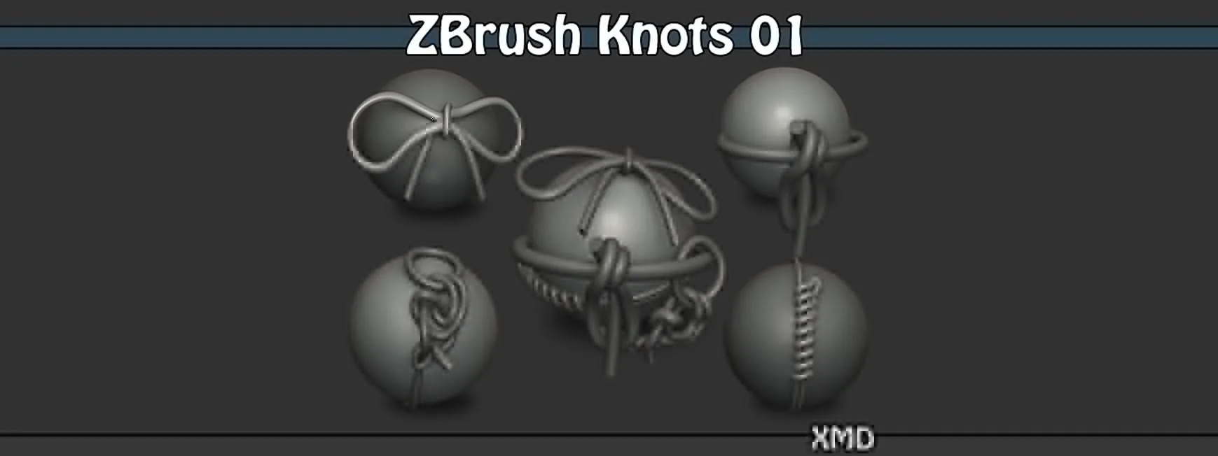 XMD - ZBrush IMM Knots 01