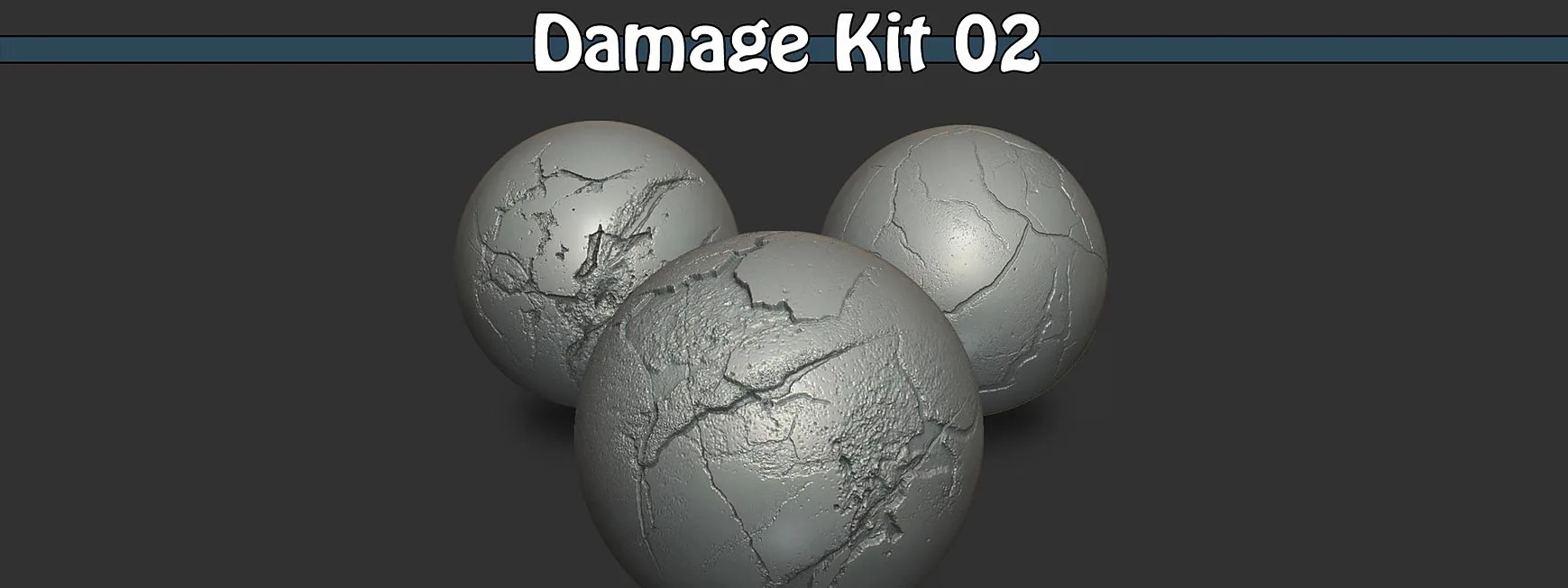 XMD - Damage Kit 02 - ZBrush Brushes