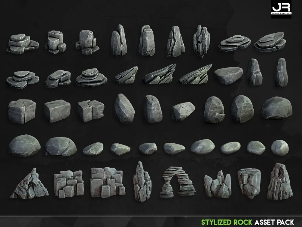 Stylized Rock Asset Pack