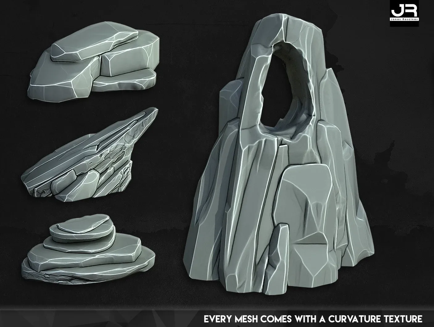 Stylized Rock Asset Pack