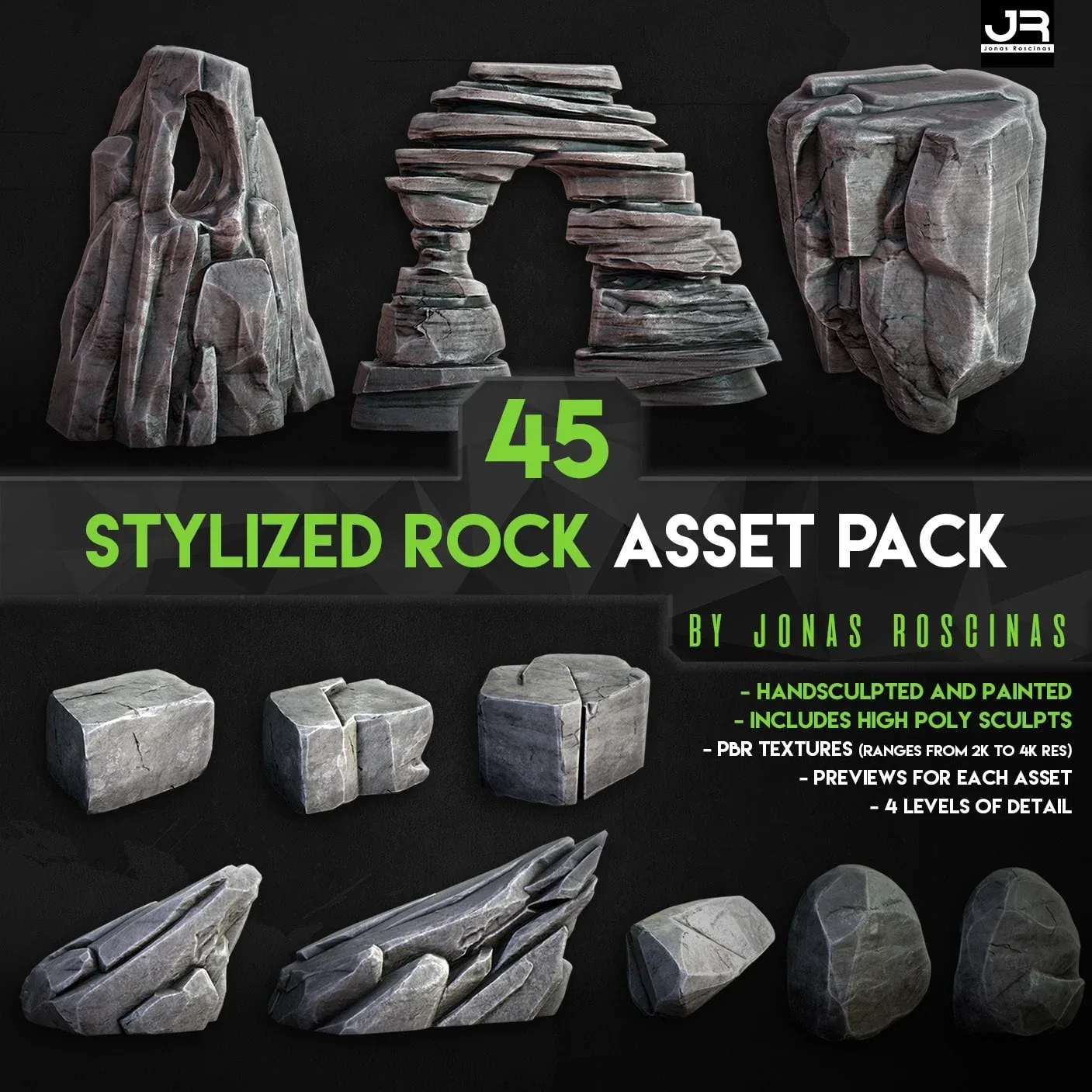 Stylized Rock Asset Pack