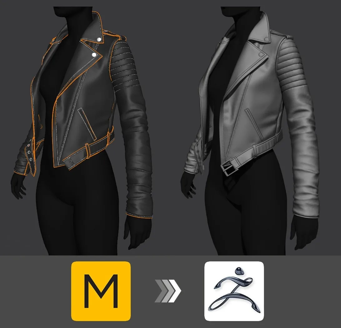 Marvelous Designer 7: Making a Biker Style Jacket