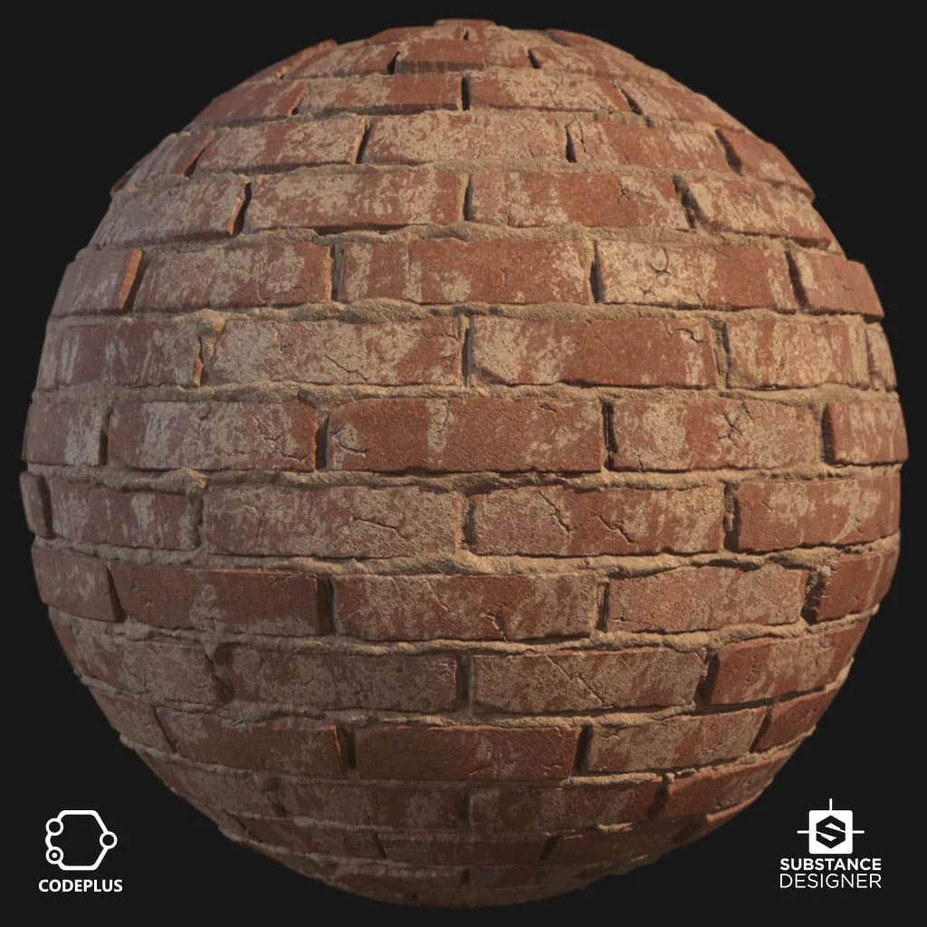 Sloppy Bricks - Substance Designer