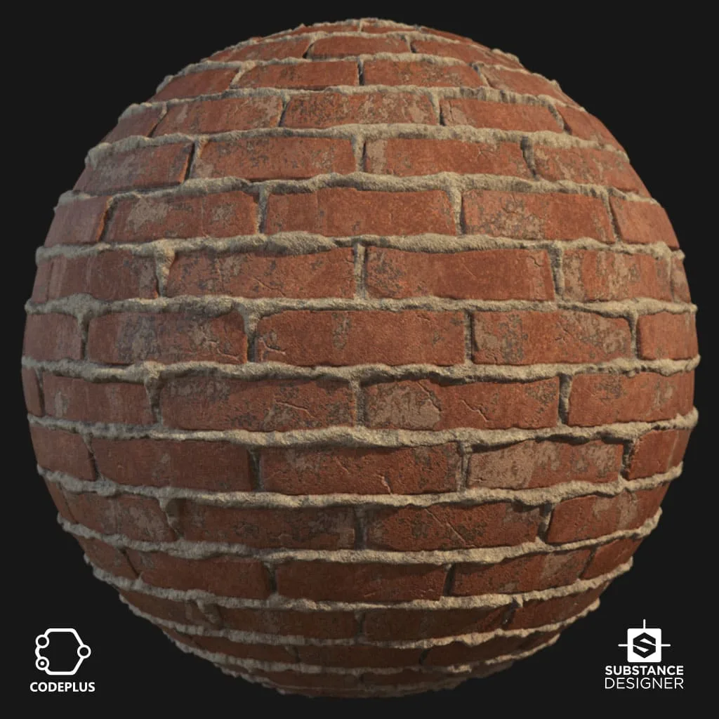 Sloppy Bricks - Substance Designer