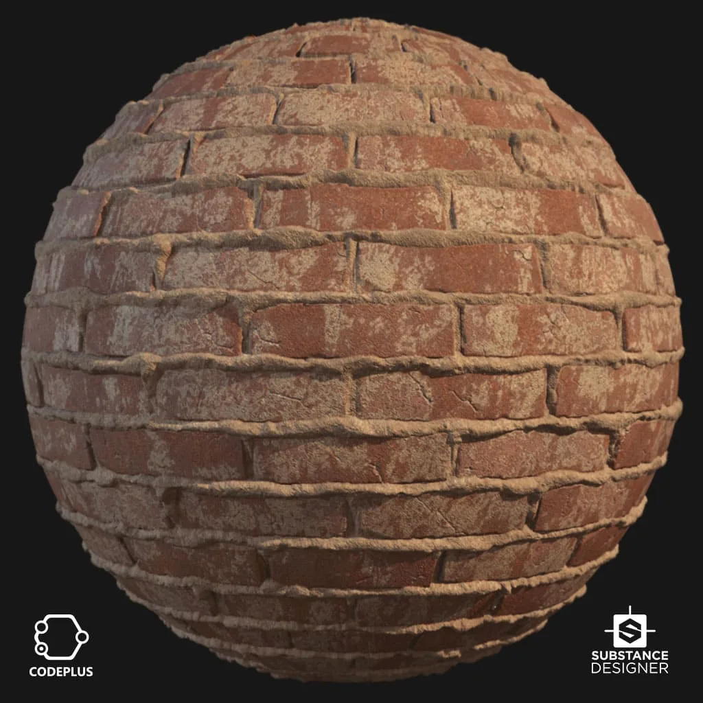 Sloppy Bricks - Substance Designer