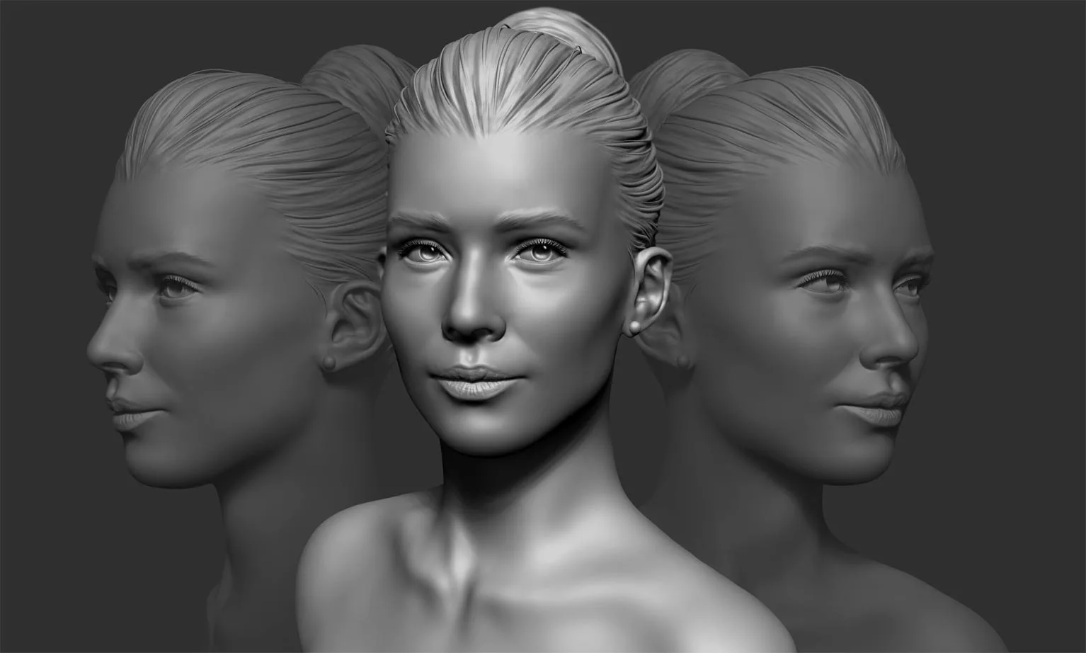 Sculpting a Realistic Female Face in ZBrush