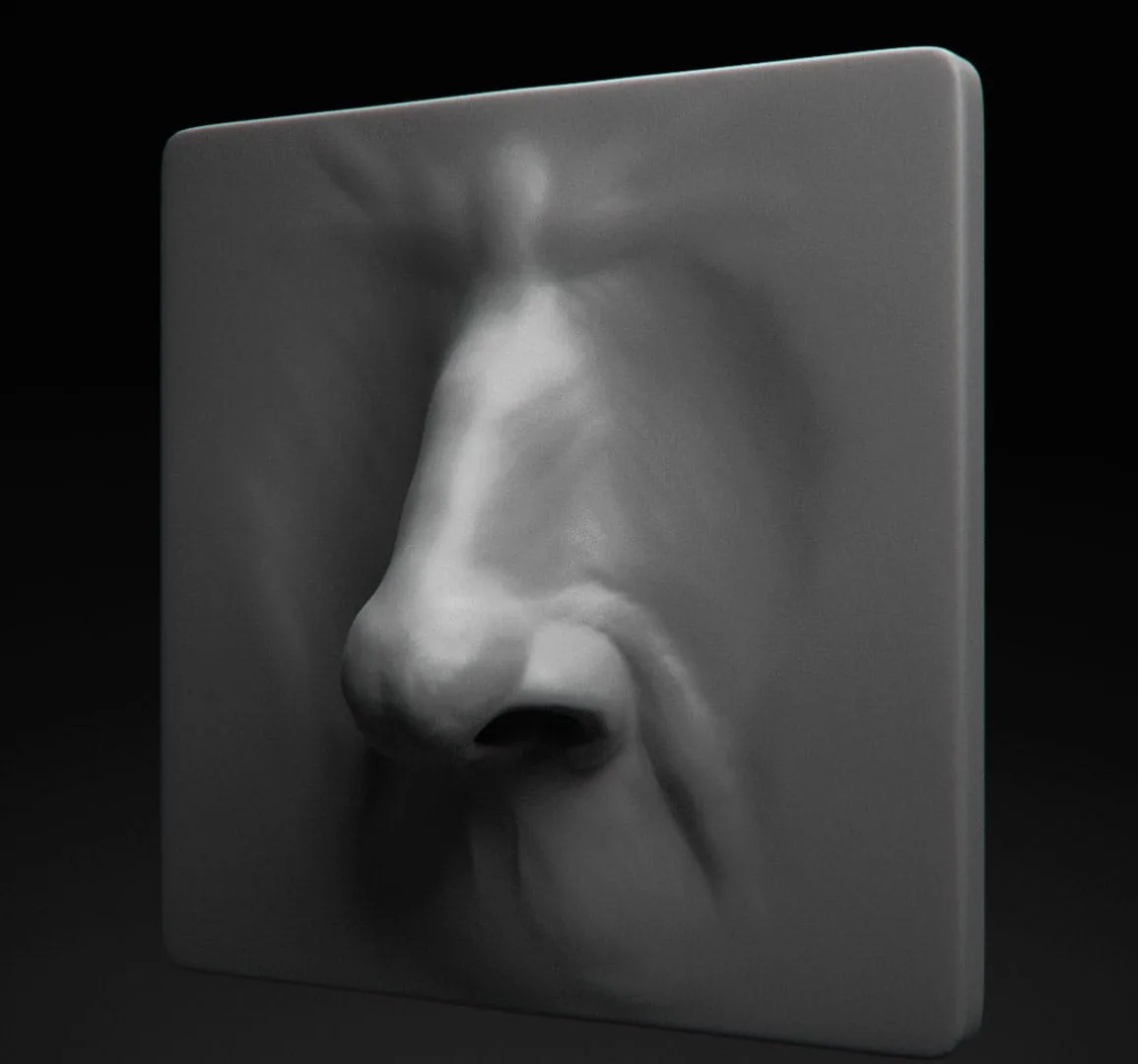 Sculpting the Facial Features in ZBrush