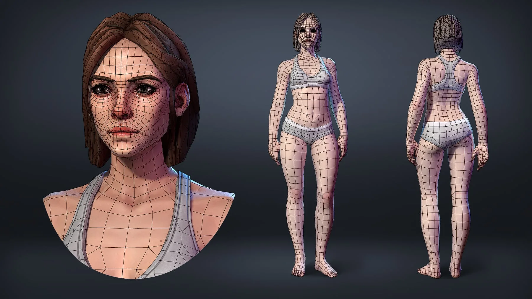 Female Basemesh - Game Ready