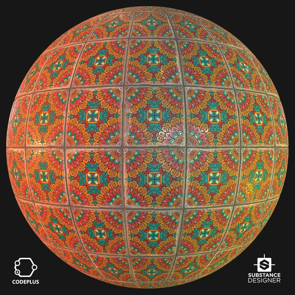 Mosque tile - Substance Designer