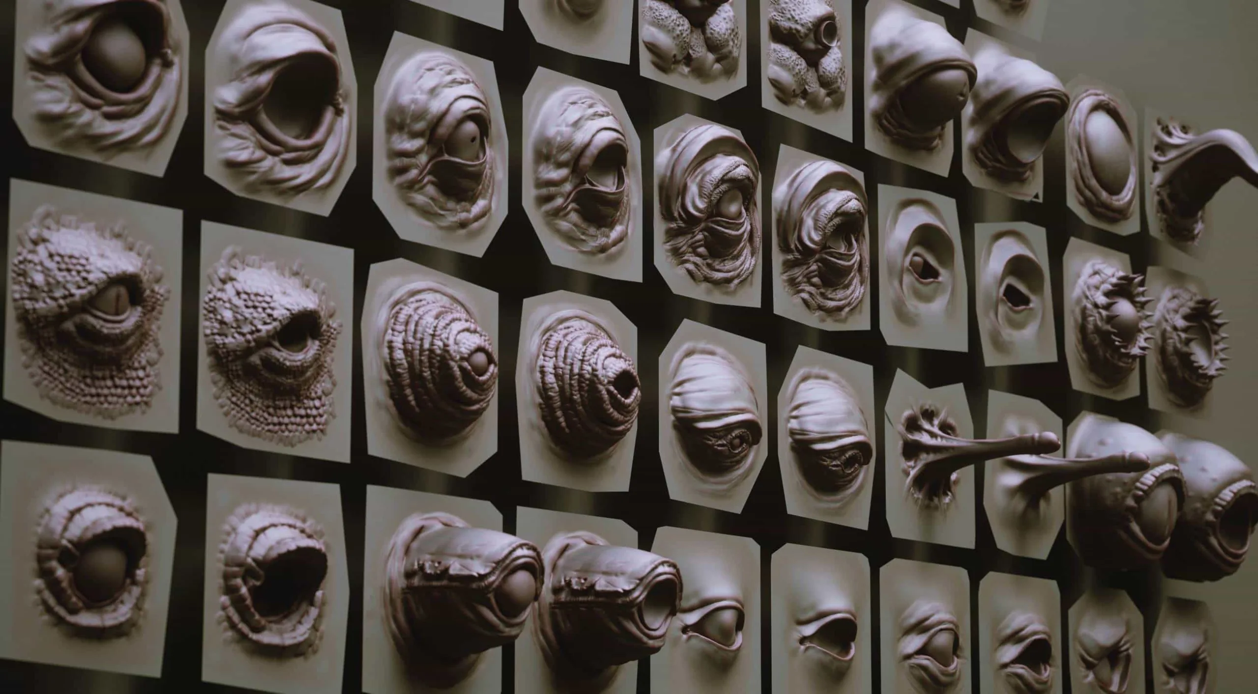 EYES - 28 Zbrush VDM Creature Eyes + 15 Eyeballs IMM Brush