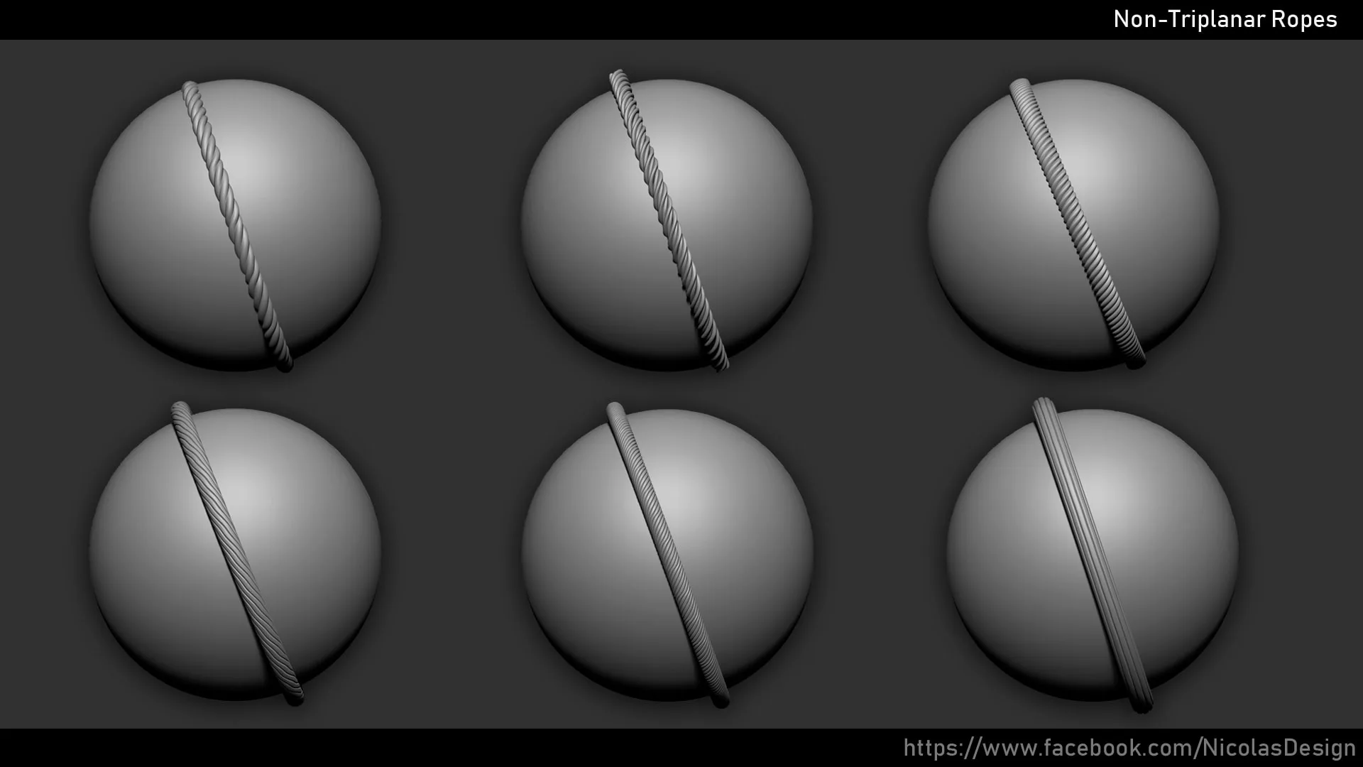 Zbrush - Ropes IMM Brush + Meshes